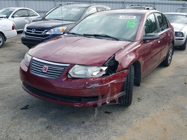 1G8AZ52F75Z181782 - 2005 SATURN ION LEVEL RED photo 2