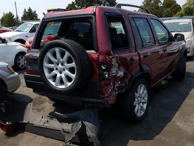 SALNY22294A402925 - 2004 LAND ROVER FREELANDER RED photo 4