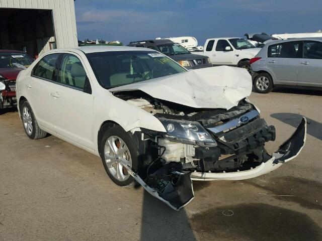 3FAHP0HAXCR420838 - 2012 FORD FUSION WHITE photo 1