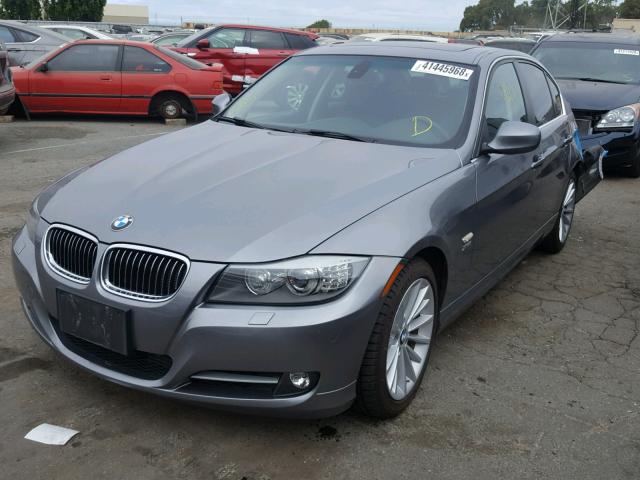 WBAPL5C53BA919723 - 2011 BMW 335 XI GRAY photo 2