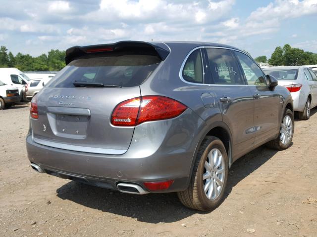 WP1AF2A27ELA34262 - 2014 PORSCHE CAYENNE GRAY photo 4