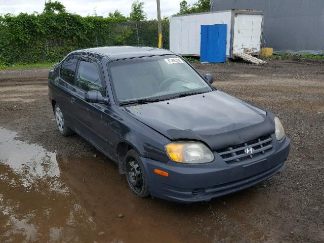 KMHCG35C86U365763 - 2006 HYUNDAI ACCENT GT GRAY photo 1