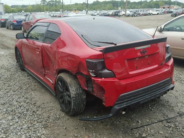 JTKJF5C71GJ026323 - 2016 TOYOTA SCION TC RED photo 3