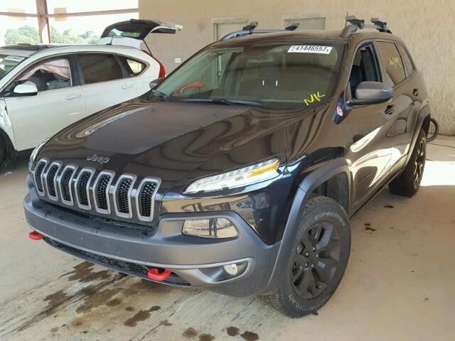 1C4PJMBS3GW204428 - 2016 JEEP CHEROKEE T BLACK photo 2