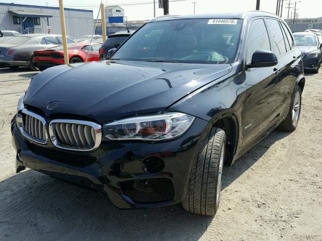 5UXKR6C54F0J75349 - 2015 BMW X5 XDRIVE5 BLUE photo 2