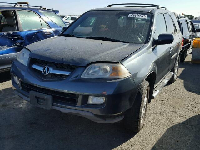 2HNYD18895H540449 - 2005 ACURA MDX TOURIN CHARCOAL photo 2