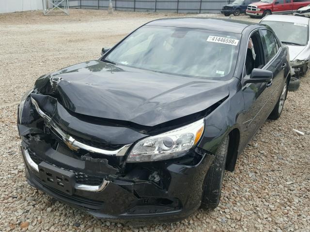 1G11C5SL1EF269136 - 2014 CHEVROLET MALIBU 1LT BLACK photo 2