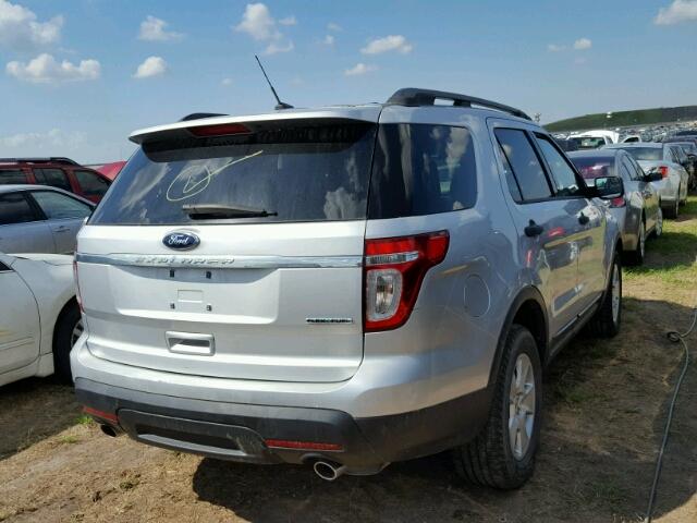 1FM5K7B89DGC79727 - 2013 FORD EXPLORER SILVER photo 4