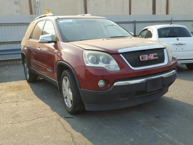 1GKEV23798J246163 - 2008 GMC ACADIA SLT ბურგუნდია ფოტო 1