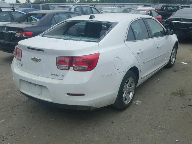 1G11B5SL5EF173173 - 2014 CHEVROLET MALIBU LS WHITE photo 4