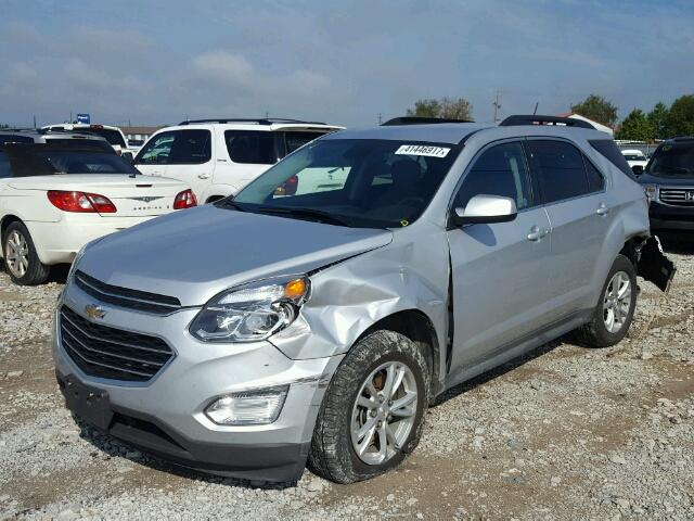 2GNFLFEK2G6163871 - 2016 CHEVROLET EQUINOX SILVER photo 2