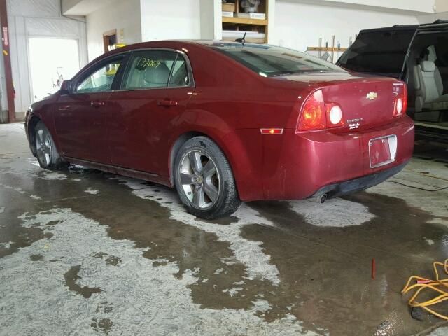 1G1ZD5EB1AF122621 - 2010 CHEVROLET MALIBU 2LT MAROON photo 3