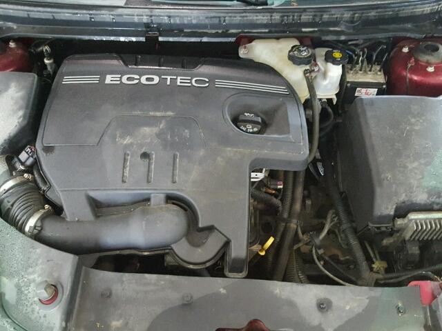 1G1ZD5EB1AF122621 - 2010 CHEVROLET MALIBU 2LT MAROON photo 7