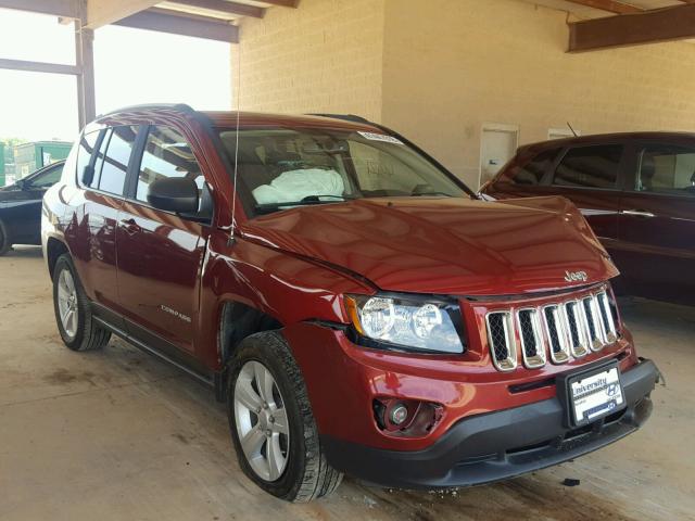 1C4NJDBBXGD713127 - 2016 JEEP COMPASS SP RED photo 1