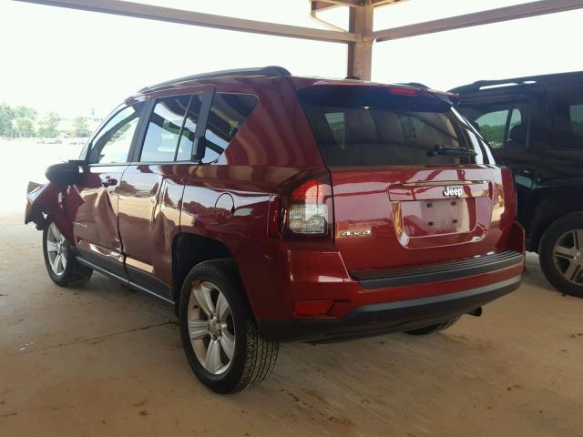1C4NJDBBXGD713127 - 2016 JEEP COMPASS SP RED photo 3