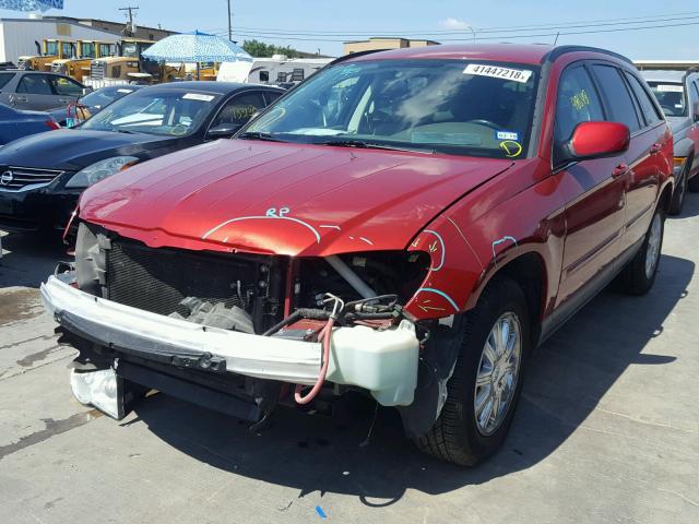 2A8GM68X27R154676 - 2007 CHRYSLER PACIFICA T MAROON photo 2