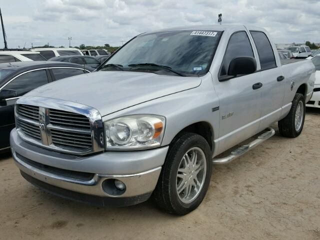 1D7HA18258S597342 - 2008 DODGE RAM 1500 SILVER photo 2