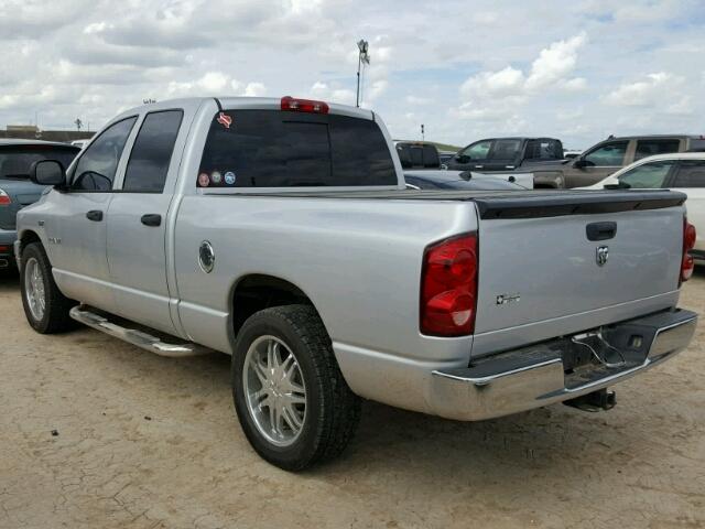 1D7HA18258S597342 - 2008 DODGE RAM 1500 SILVER photo 3