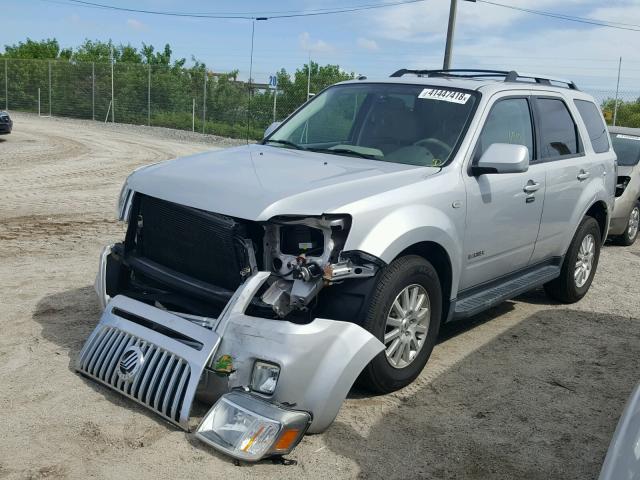 4M2CU87168KJ28820 - 2008 MERCURY MARINER PR SILVER photo 2