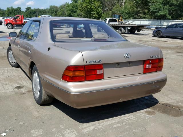 JT8UF22E9S0007406 - 1995 LEXUS LS 400 GOLD photo 3