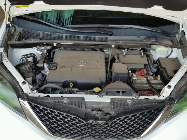 5TDXK3DC3FS533691 - 2015 TOYOTA SIENNA SPO WHITE photo 7