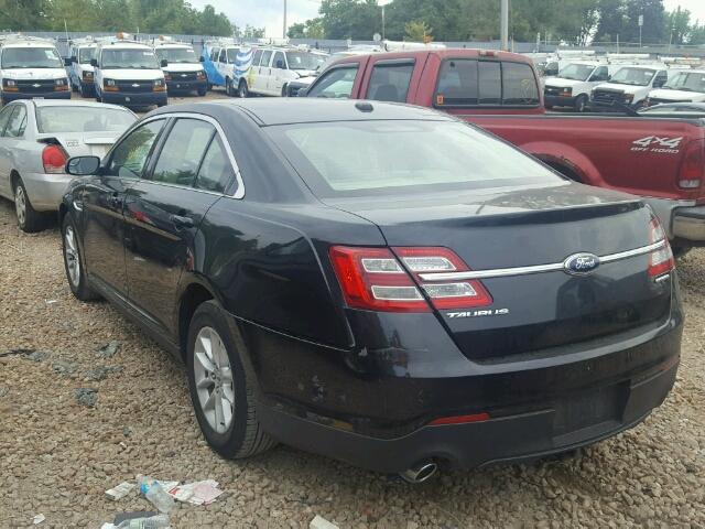 1FAHP2D87DG157960 - 2013 FORD TAURUS SE BLACK photo 3