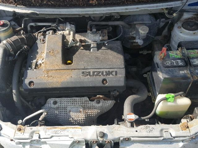 JS2RD41H135203483 - 2003 SUZUKI AERIO SX SILVER photo 7