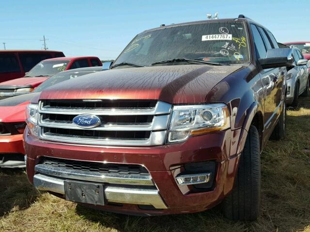 1FMJU1LT6GEF27442 - 2016 FORD EXPEDITION ORANGE photo 2