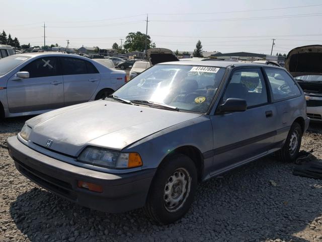 JHMED6350JS037719 - 1988 HONDA CIVIC 1.5 BLUE photo 2