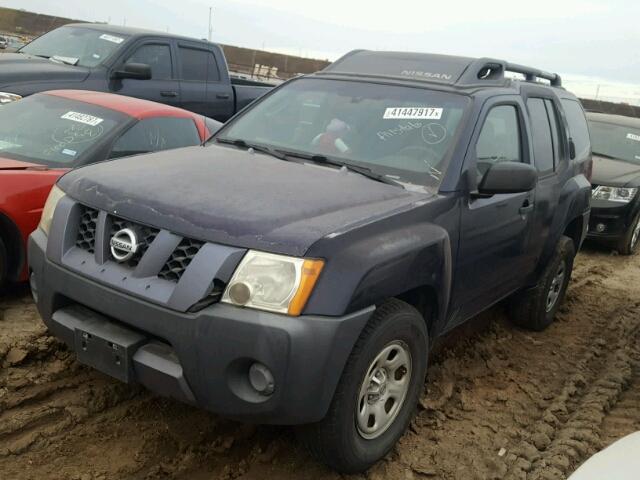 5N1AN08U17C521150 - 2007 NISSAN XTERRA BLUE photo 2