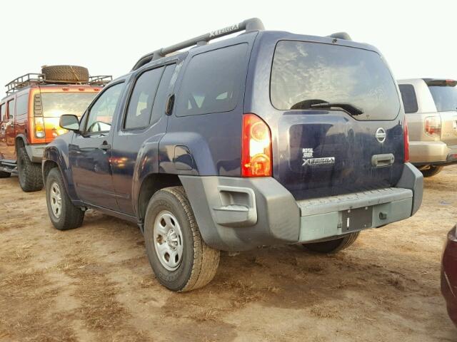 5N1AN08U17C521150 - 2007 NISSAN XTERRA BLUE photo 3