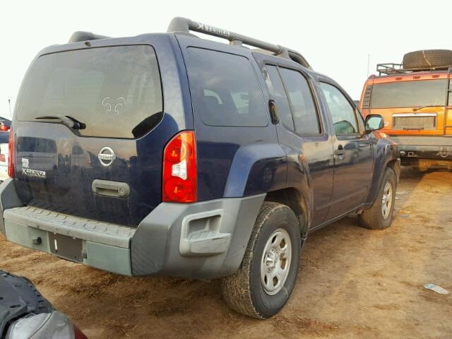 5N1AN08U17C521150 - 2007 NISSAN XTERRA BLUE photo 4