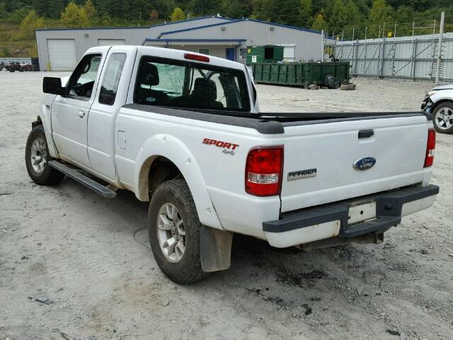 1FTLR4FE1APA35037 - 2010 FORD RANGER SUP WHITE photo 3