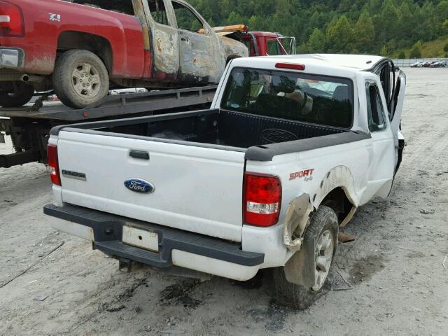 1FTLR4FE1APA35037 - 2010 FORD RANGER SUP WHITE photo 4