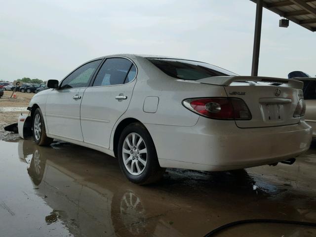 JTHBF30G530113077 - 2003 LEXUS ES 300 WHITE photo 3