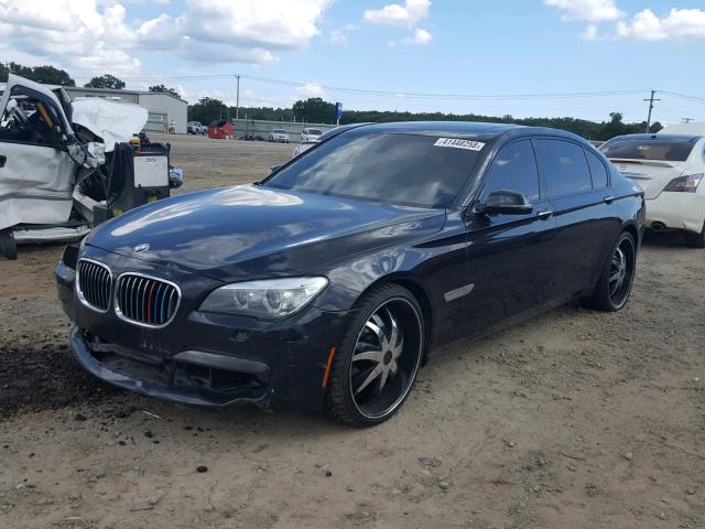 WBAYE4C55DD136669 - 2013 BMW 740 LI BLACK photo 2