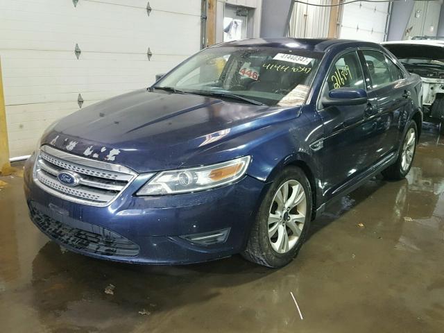 1FAHP2HW5BG134232 - 2011 FORD TAURUS SEL BLUE photo 2