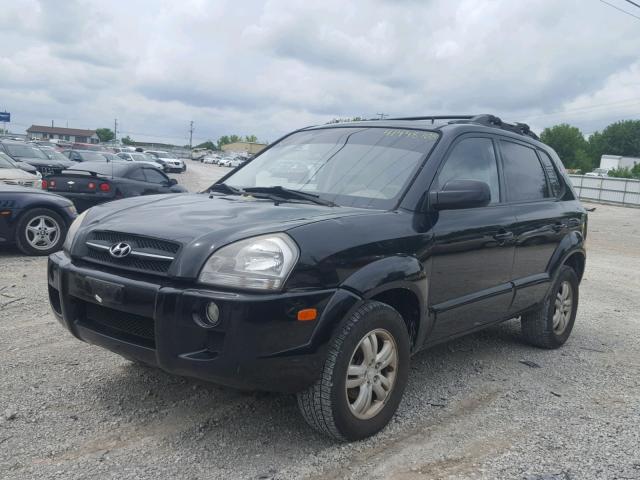 KM8JN12DX8U771206 - 2008 HYUNDAI TUCSON SE BLACK photo 2