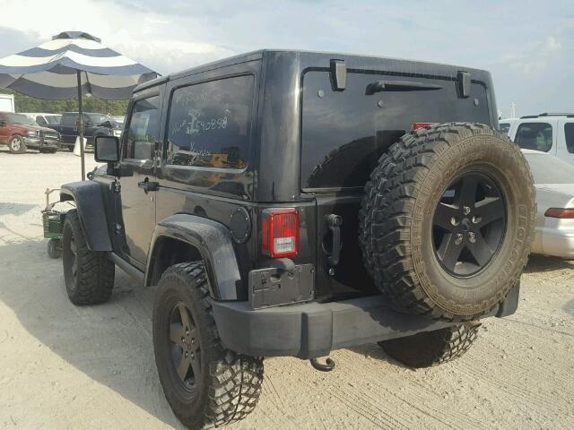 1C4AJWBG9FL590852 - 2015 JEEP WRANGLER BLACK photo 3