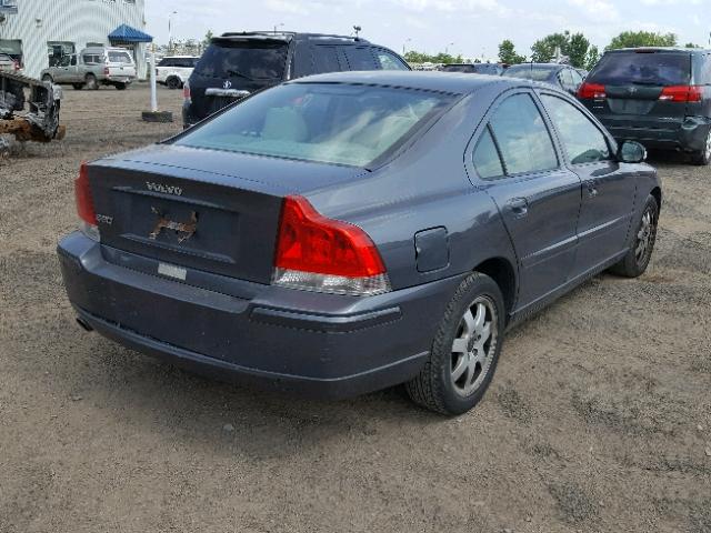 YV1RS592472639221 - 2007 VOLVO S60 2.5T GRAY photo 4