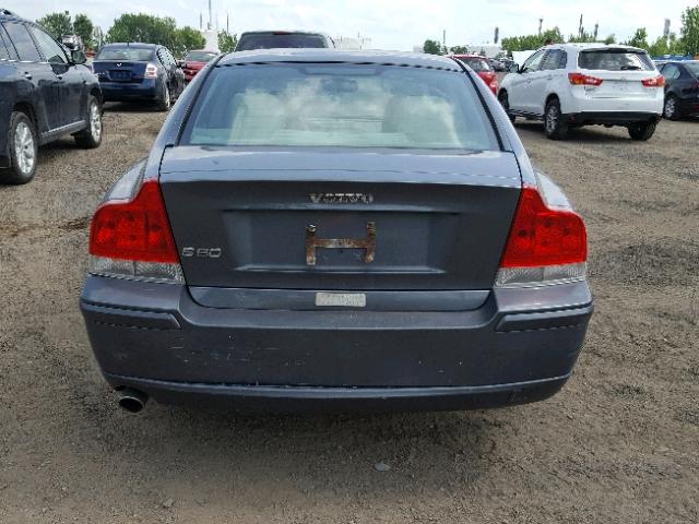YV1RS592472639221 - 2007 VOLVO S60 2.5T GRAY photo 9