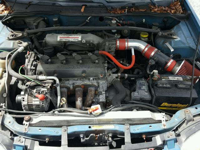 3N1AB51D32L711519 - 2002 NISSAN SENTRA SE- BLUE photo 7