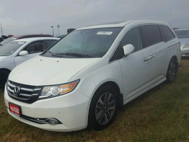 5FNRL5H91FB032268 - 2015 HONDA ODYSSEY TO WHITE photo 2