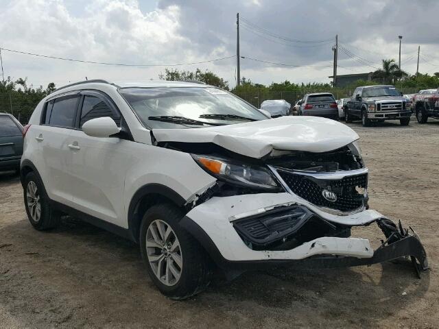 KNDPB3AC3G7795436 - 2016 KIA SPORTAGE WHITE photo 1