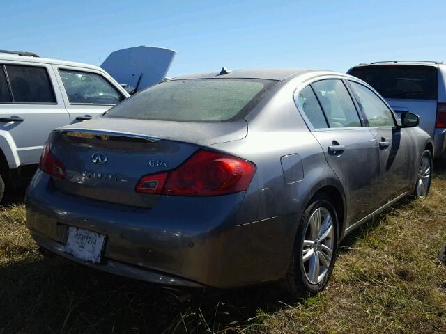 JN1CV6AR4CM680628 - 2012 INFINITI G37 GRAY photo 4