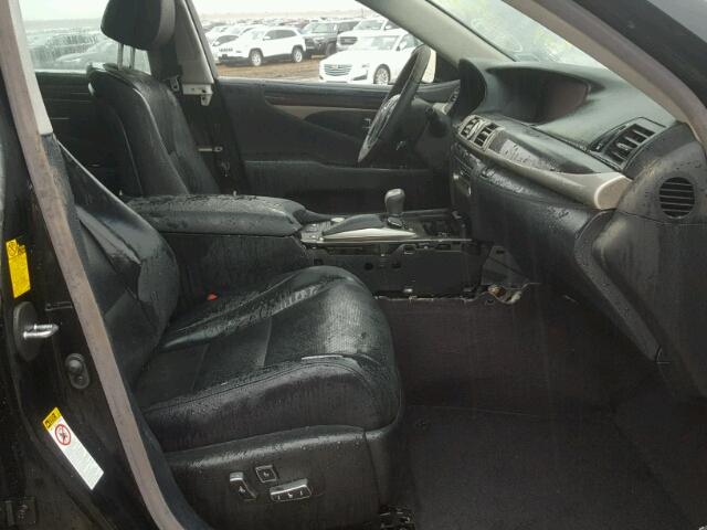 JTHGL5EFXD5049990 - 2013 LEXUS LS BLACK photo 5