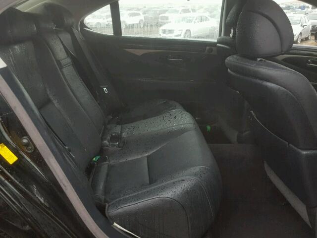 JTHGL5EFXD5049990 - 2013 LEXUS LS BLACK photo 6