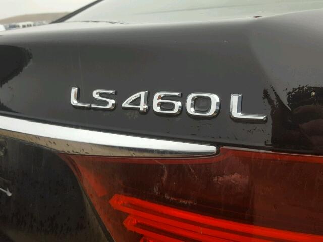 JTHGL5EFXD5049990 - 2013 LEXUS LS BLACK photo 9