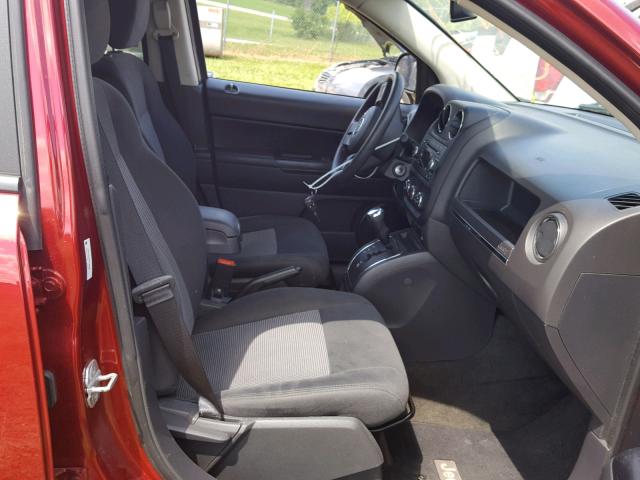 1C4NJCBA3DD130556 - 2013 JEEP COMPASS SP RED photo 5