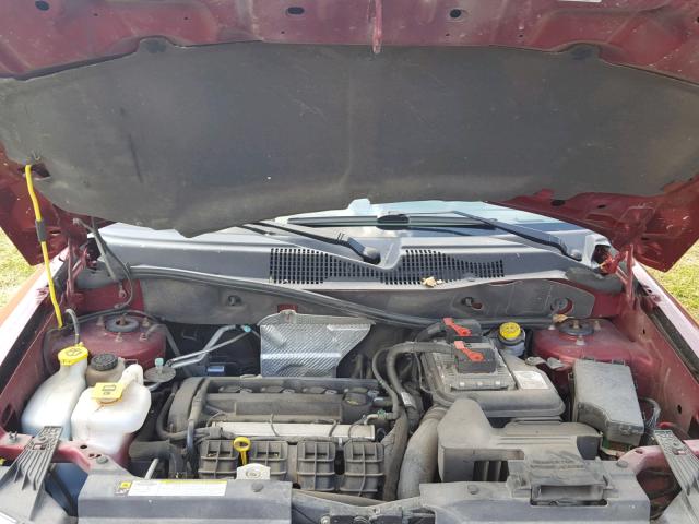 1C4NJCBA3DD130556 - 2013 JEEP COMPASS SP RED photo 7